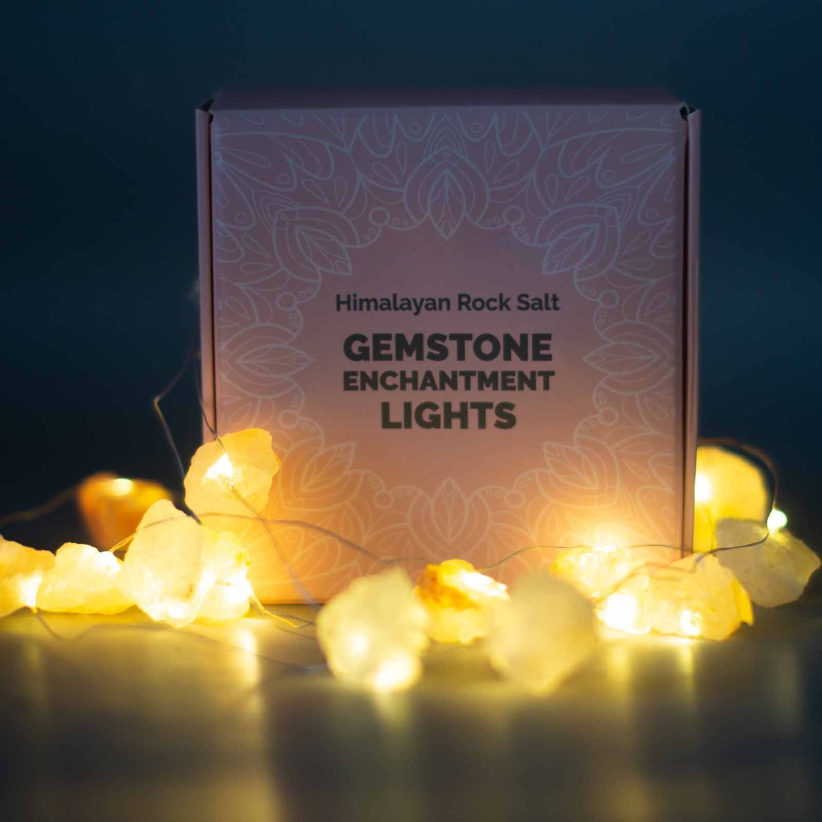 Natūralių akmenų šviečianti girlianda Gemstone Enchantment Lights – rožinis kvarcas Natūralių akmenų šviečianti girlianda Gemstone Enchantment Lights – rožinis kvarcas - Paveikslėlis 2