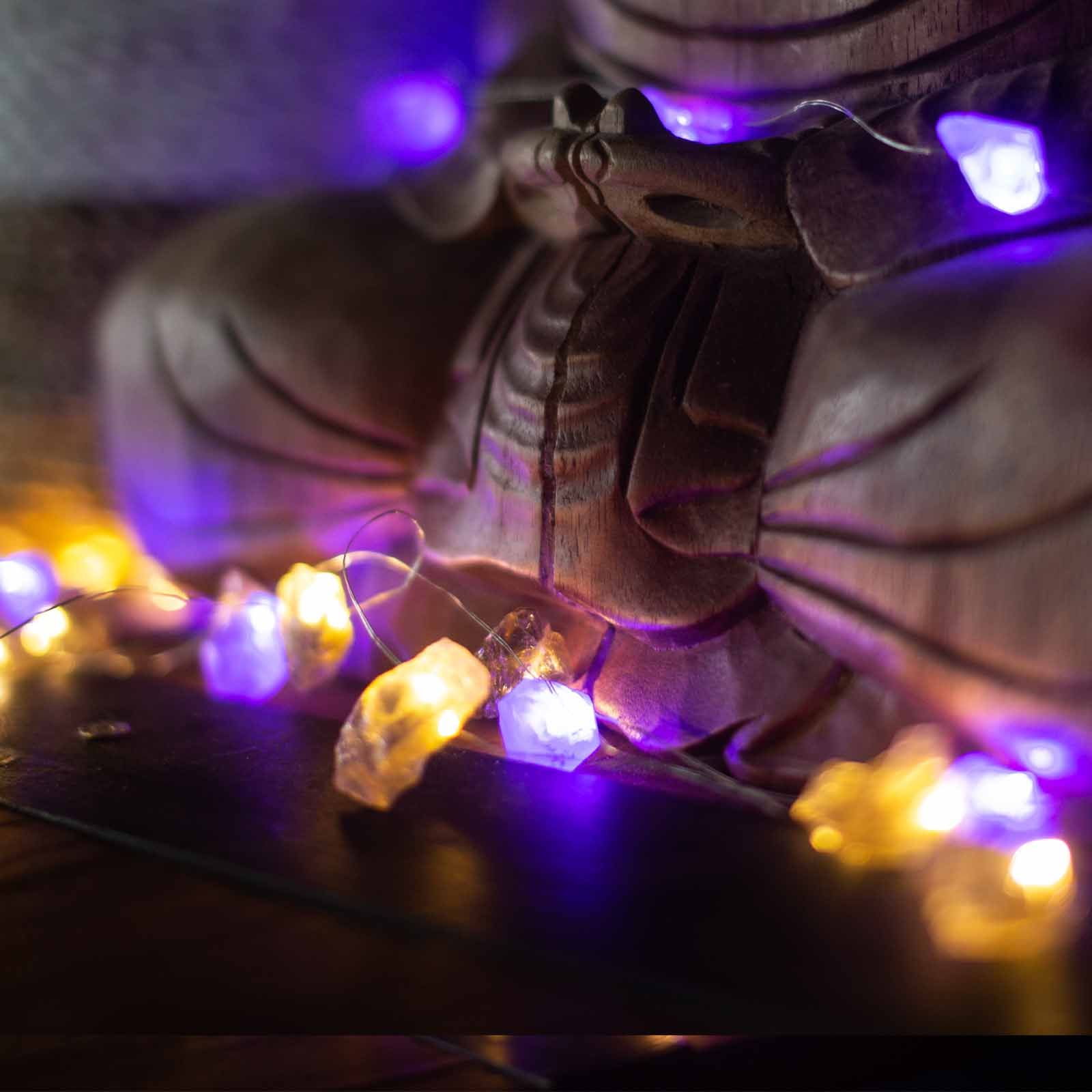 Natūralių akmenų šviečianti girlianda Gemstone Enchantment Lights – rožinis kvarcas Natūralių akmenų šviečianti girlianda Gemstone Enchantment Lights – rožinis kvarcas - Paveikslėlis 6