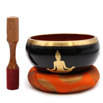 Dainuojančių dubenų rinkinys Buddha 14 cm