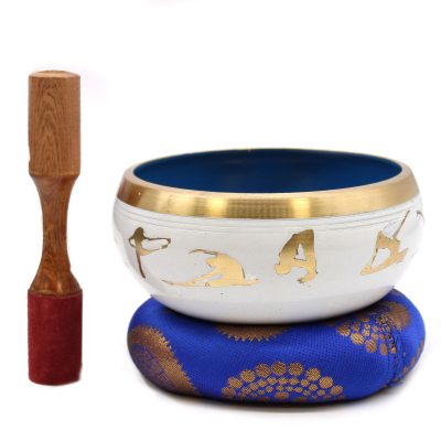 Dainuojančių dubenų rinkinys Yoga Moves 14 cm