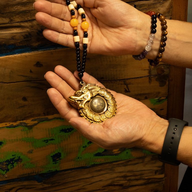 Fengšui talismanas – pakabukas Turto drakonas