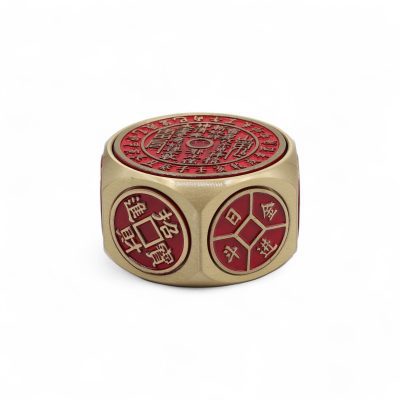 Fengšui talismanas „Fortūna“ – palankių datų parinkėjas (kalendoriaus ir monetos kauliukas)