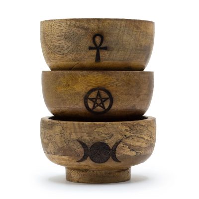Smilkalų laikiklių rinkinys Ritual Bowl – 3 vnt. 11 × 5,5 cm