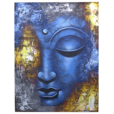 Budos paveikslas Blue Face 80 × 60 cm