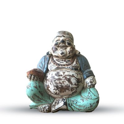 Rankų darbo statula Happy Buddha 30 cm