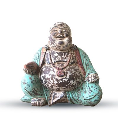 Rankų darbo statula Happy Buddha 40 cm