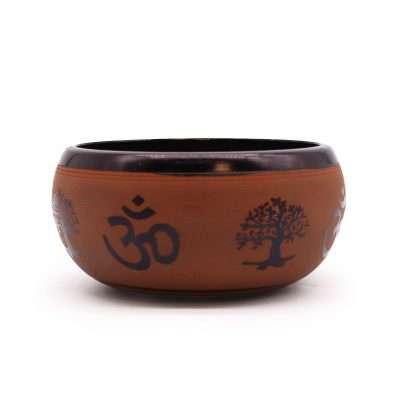 Dainuojantis dubuo Earth Powder Om Buddha molinis 16 cm