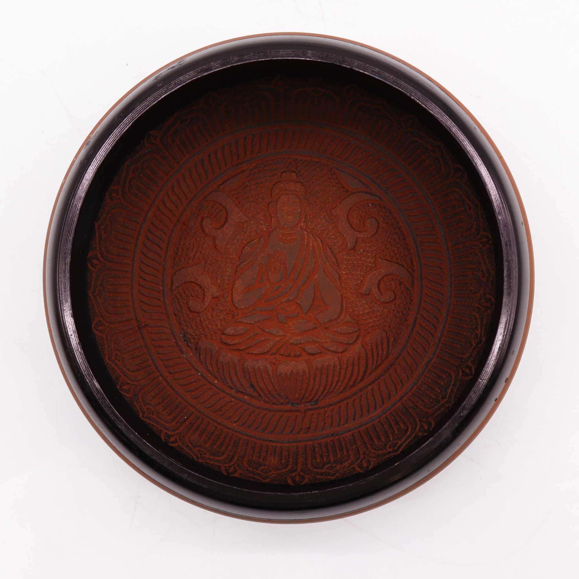 Dainuojantis dubuo Earth Powder Om Buddha molinis 16 cm Dainuojantis dubuo Earth Powder Om Buddha molinis 16 cm - Paveikslėlis 3