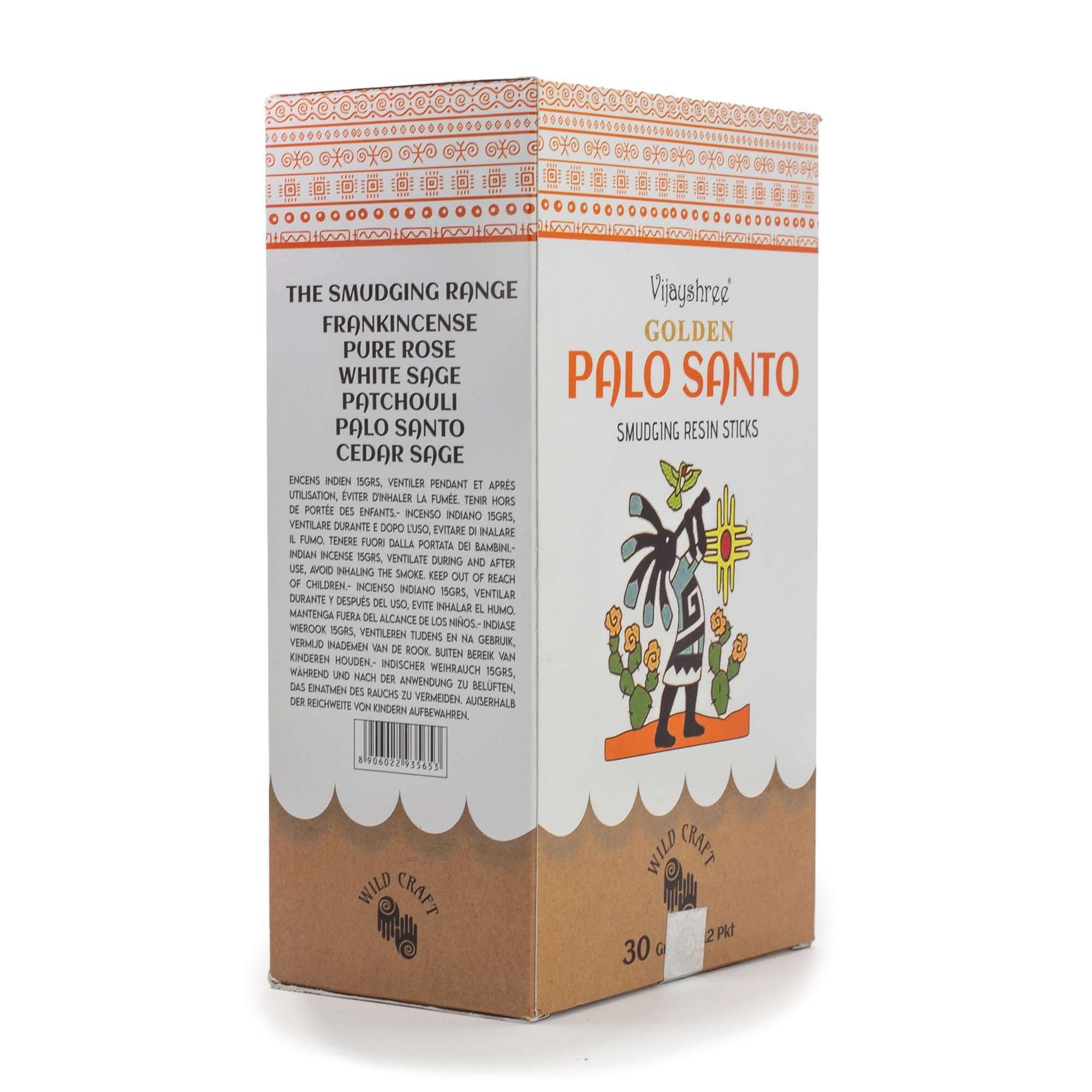Palo Santo sakų smilkalų lazdelės Golden 30g 6 vnt. Palo Santo sakų smilkalų lazdelės Golden 30g 6 vnt. - Paveikslėlis 3