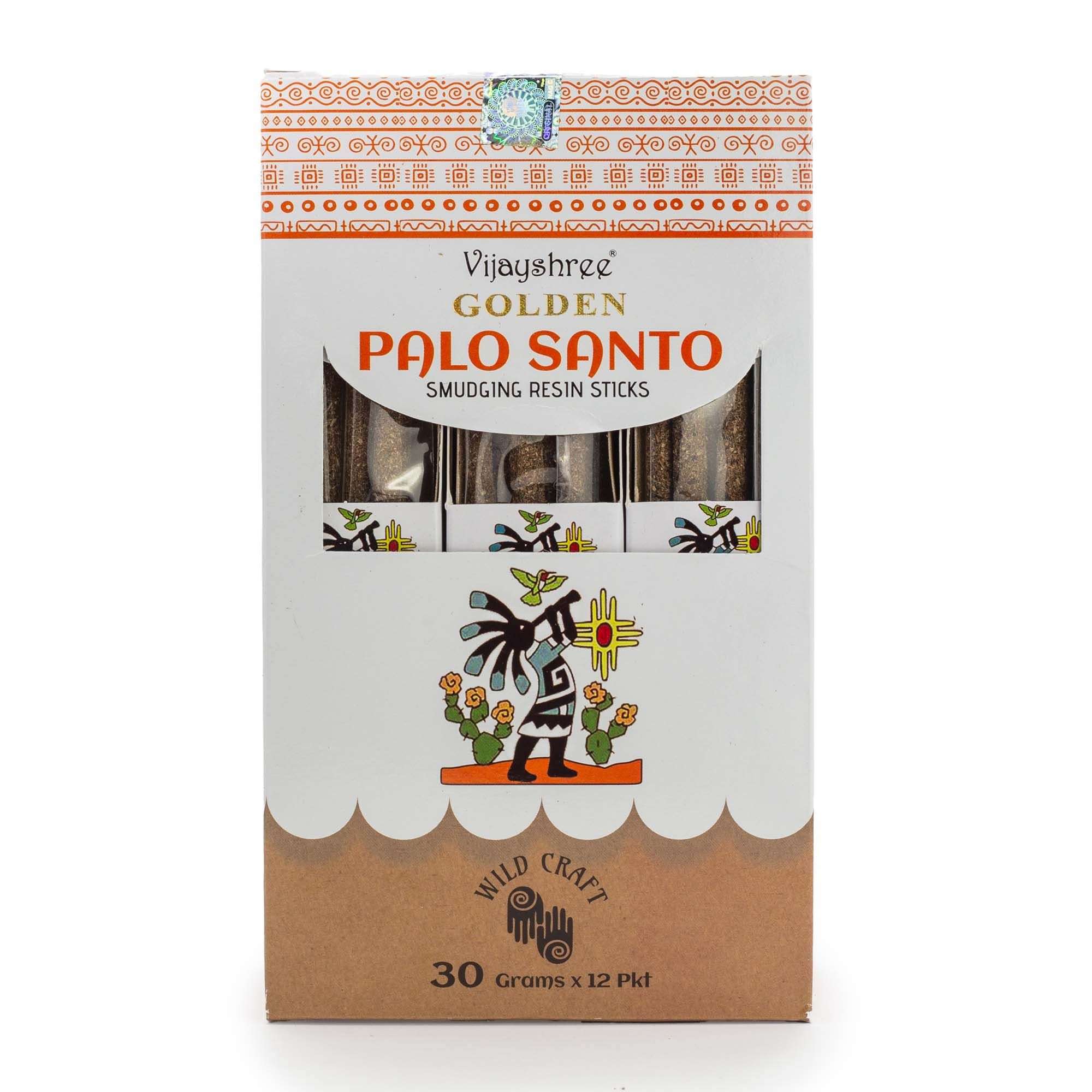 Palo Santo sakų smilkalų lazdelės Golden 30g 6 vnt. Palo Santo sakų smilkalų lazdelės Golden 30g 6 vnt. - Paveikslėlis 2