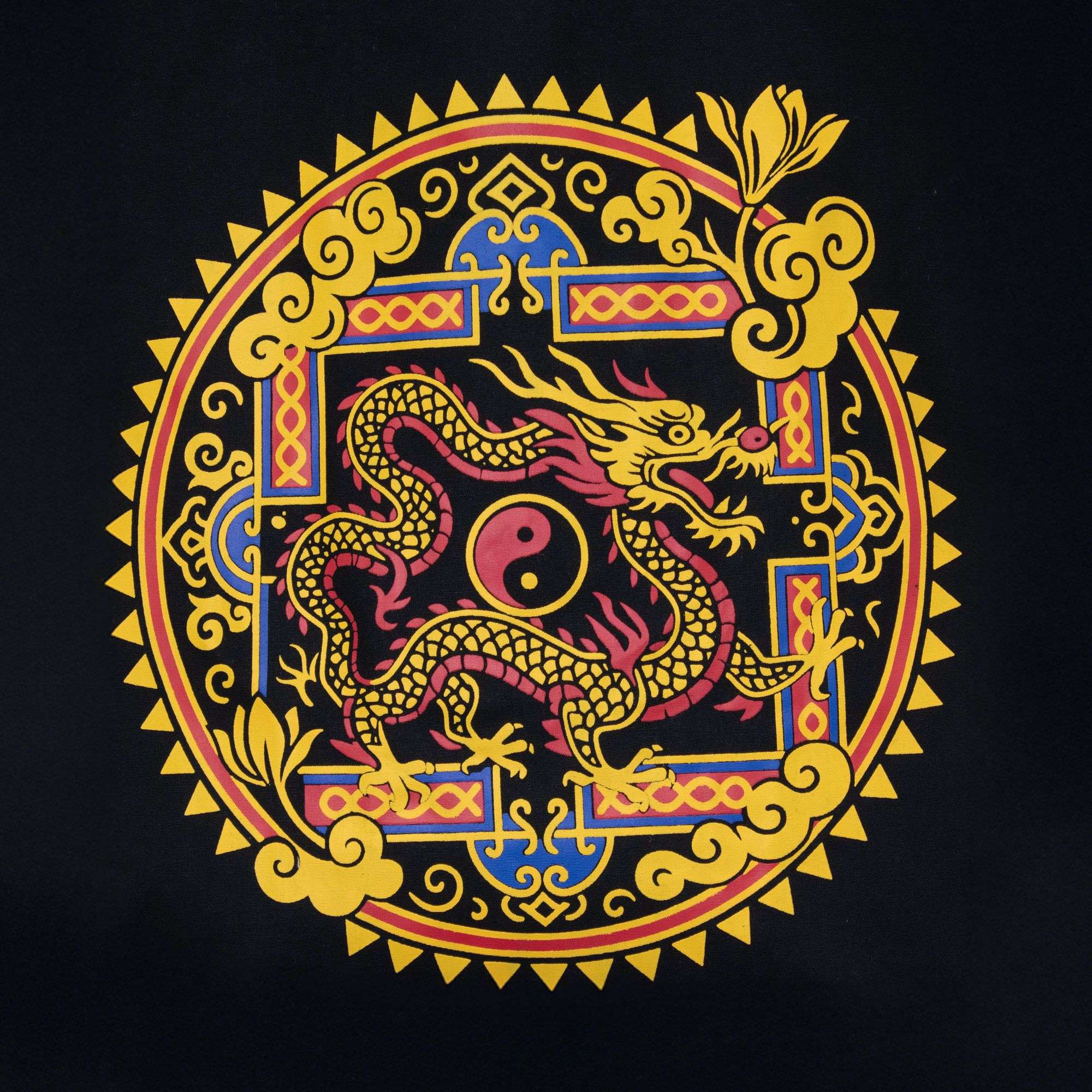 Medvilninis krepšys Dragon Yin & Yang 40 × 36 cm Medvilninis krepšys Dragon Yin & Yang 40 × 36 cm - Paveikslėlis 6