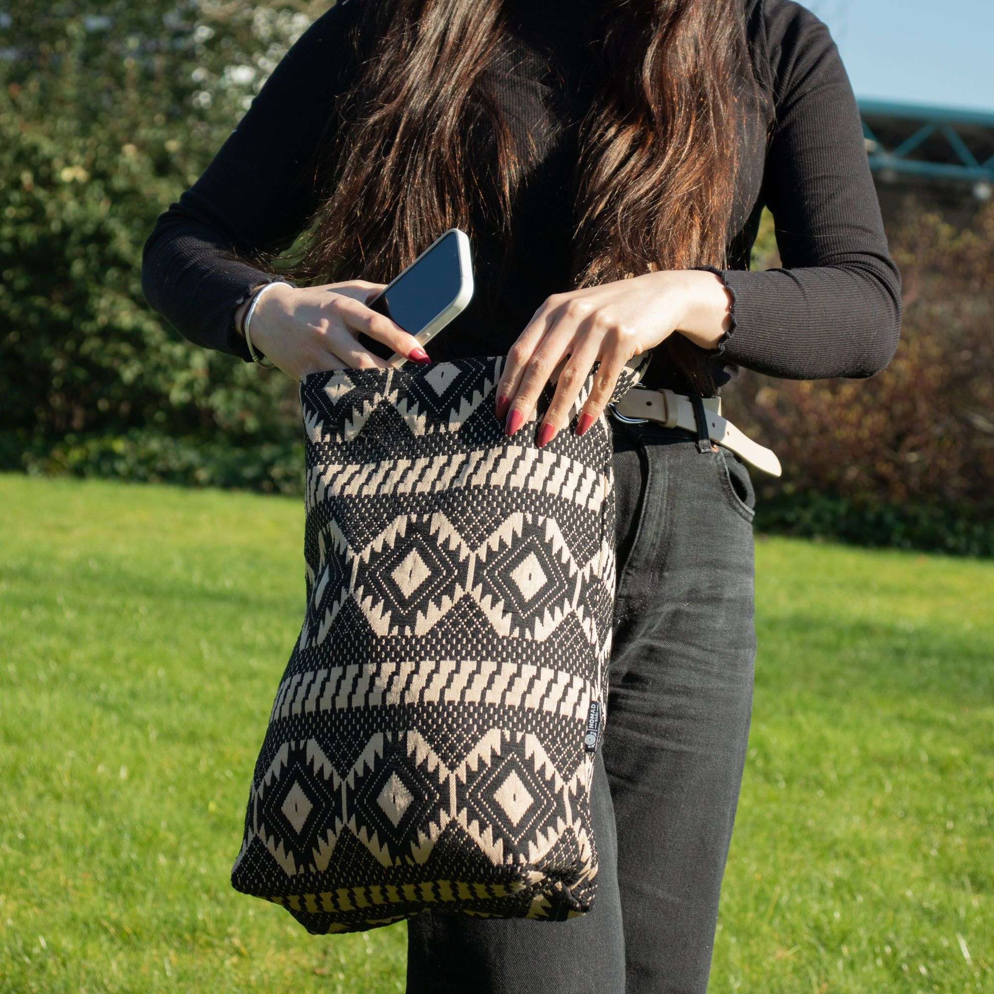 Žakardinė natūralaus audinio rankinė Desert Loom – Nomad Carryall Žakardinė natūralaus audinio rankinė Desert Loom – Nomad Carryall - Paveikslėlis 6