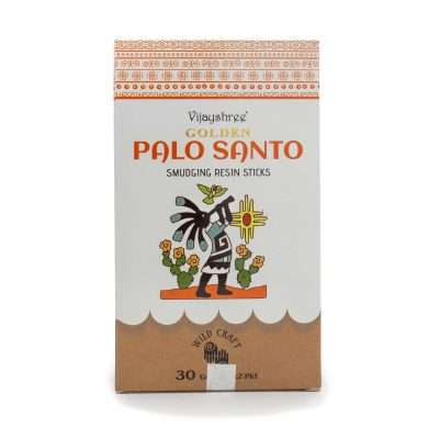 Palo Santo sakų smilkalų lazdelės Golden 30g 6 vnt.