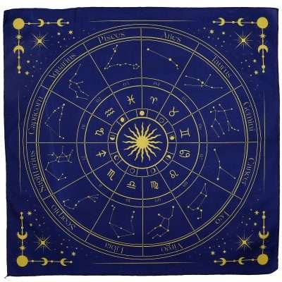 Taro kortų dėliojimo staltiesė – Zodiakas