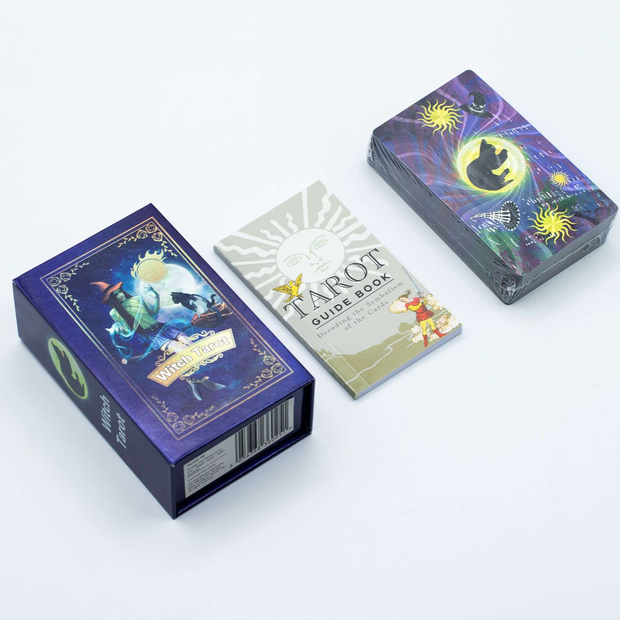 Violetinės folijos Taro kortų rinkinys „Witch Tarot“ su knygele Violetinės folijos Taro kortų rinkinys „Witch Tarot“ su knygele - Paveikslėlis 4