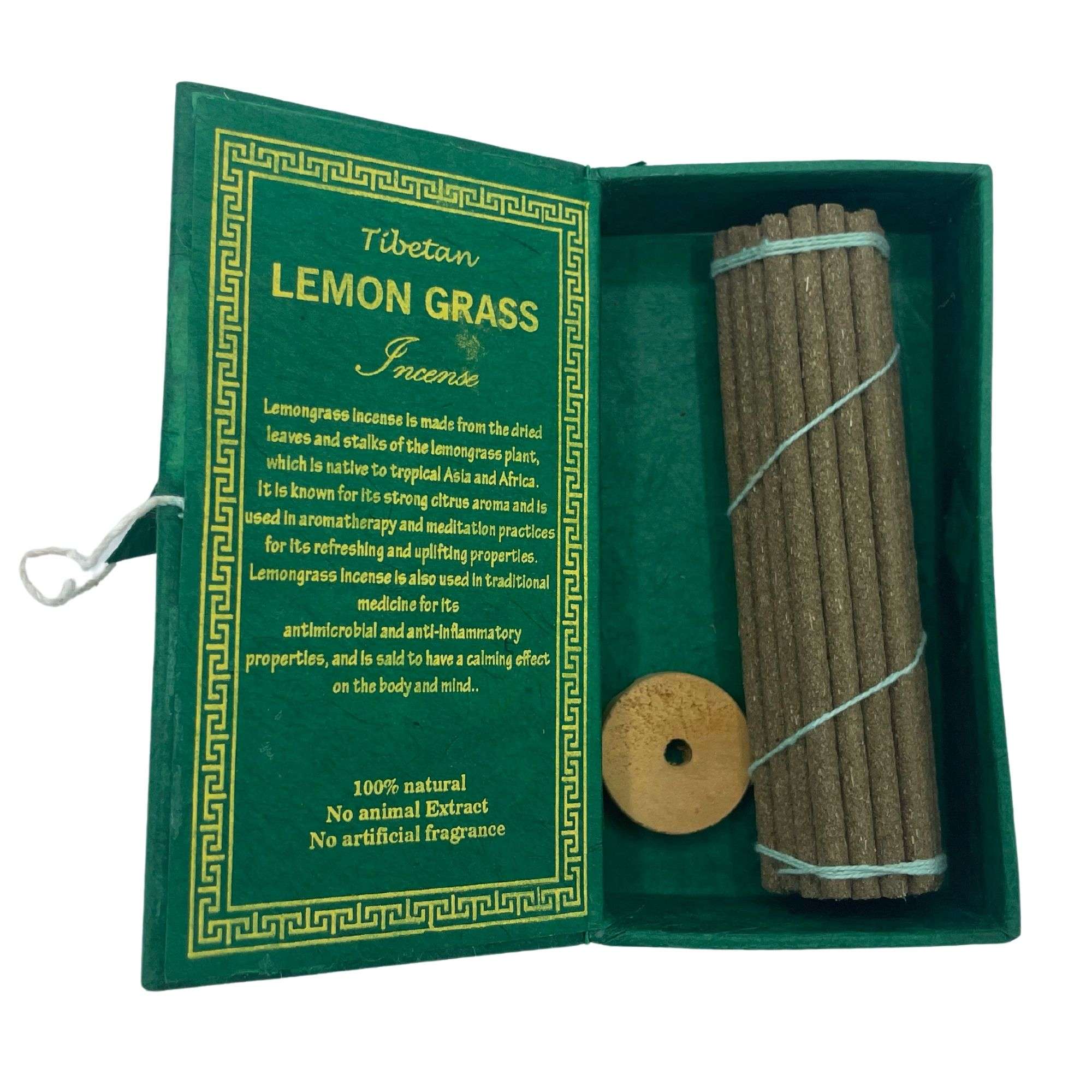 Himalayan Aromatic Incense Gift Set – Lemongrass Himalajų aromatingų smilkalų dovanų rinkinys – citrinžolė - Image 2