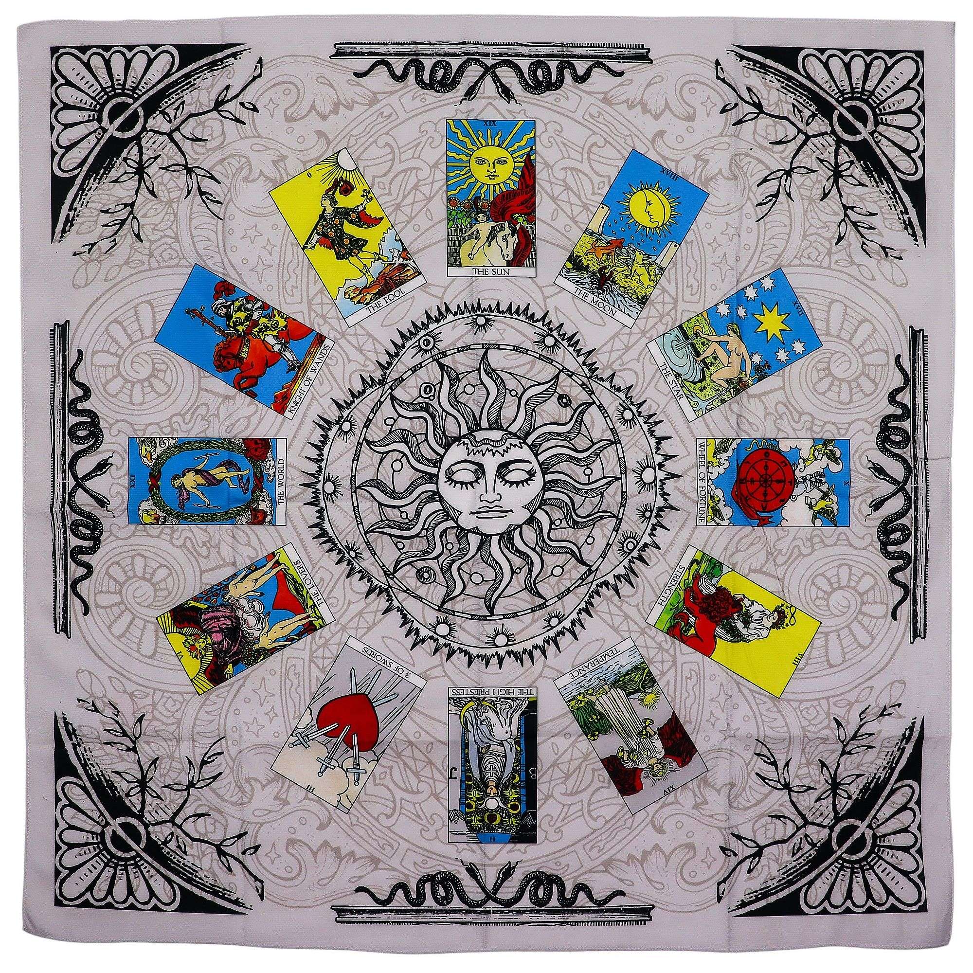 Tarot card deck fabric – "Tree of Life"„ Taro kortų dėliojimo audinys – „Gyvybės medis“ - Image 9