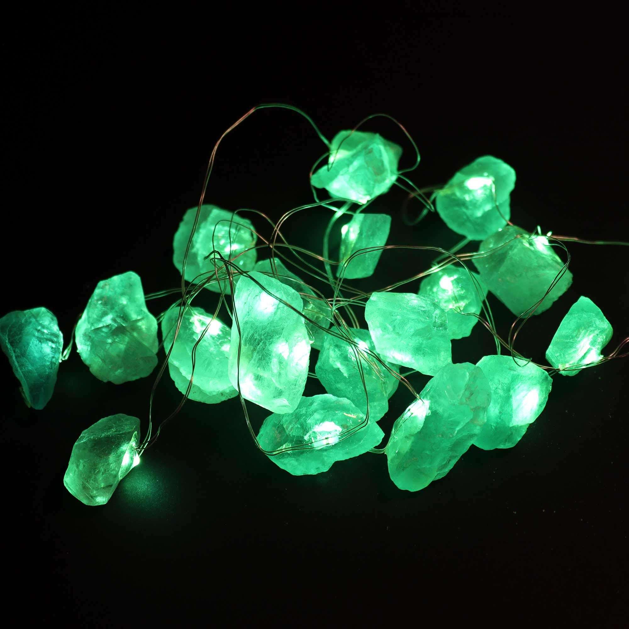 Natūralių akmenų šviečianti girlianda Gemstone Enchantment Lights – krištolinis nefritas Natūralių akmenų šviečianti girlianda Gemstone Enchantment Lights – krištolinis nefritas - Paveikslėlis 4