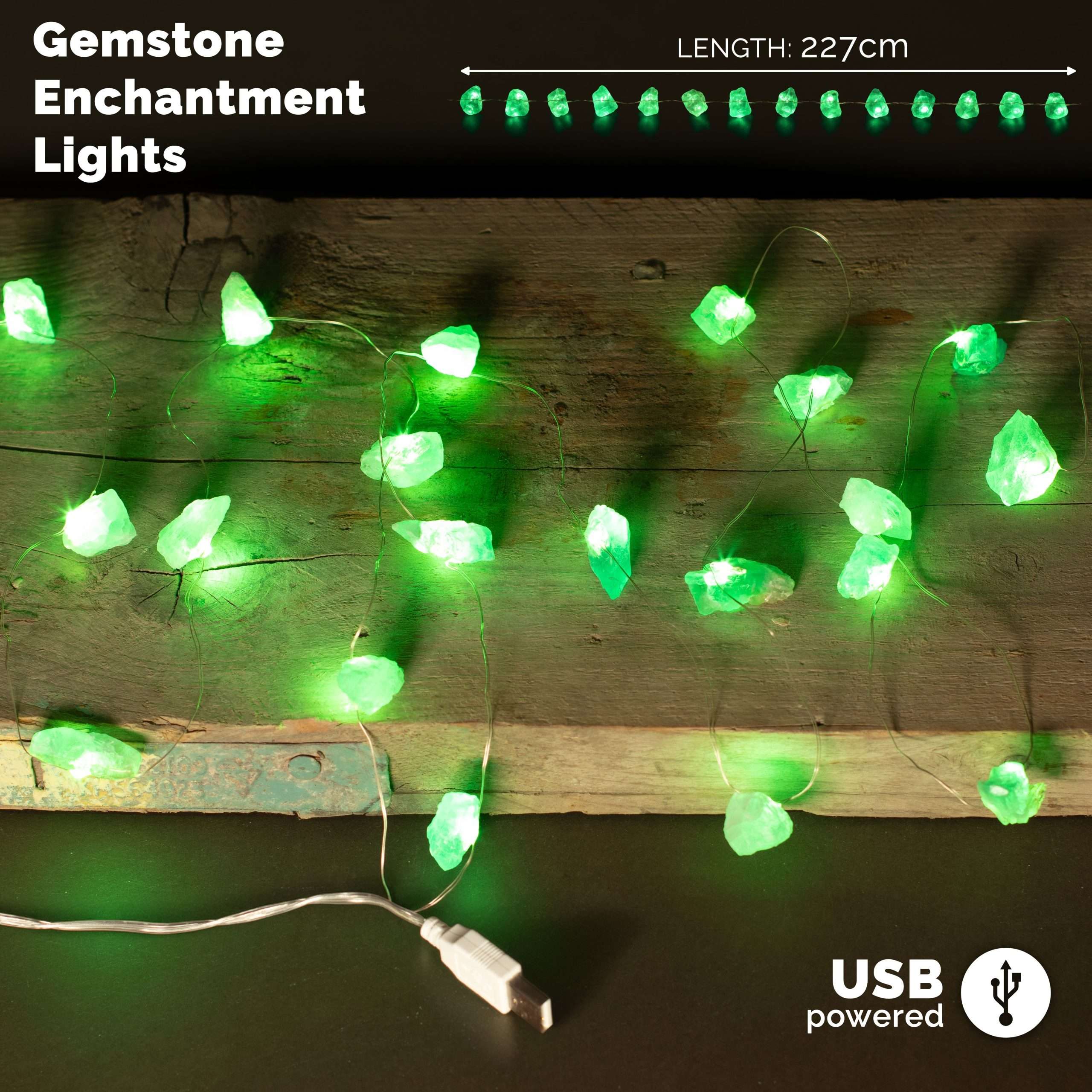 Natūralių akmenų šviečianti girlianda Gemstone Enchantment Lights – krištolinis nefritas Natūralių akmenų šviečianti girlianda Gemstone Enchantment Lights – krištolinis nefritas - Paveikslėlis 5